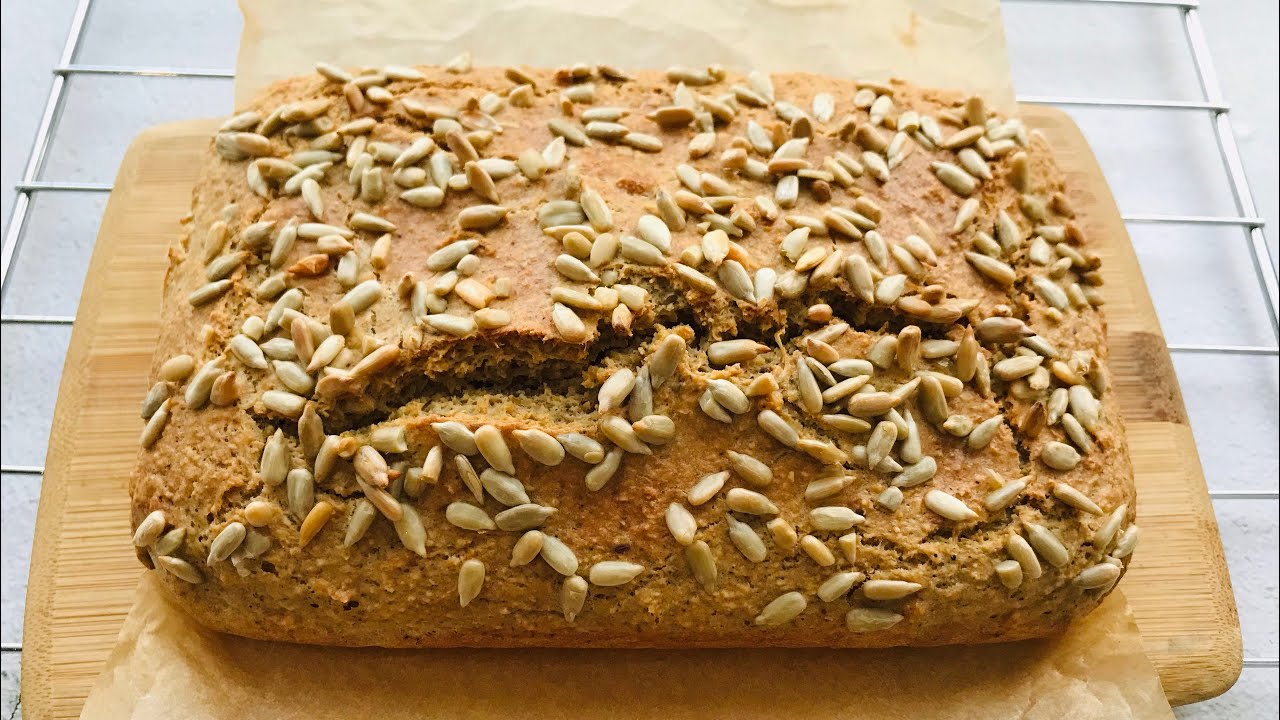 Рецепт овсяного хлеба для похудения! НЕТ МУКИ, МАСЛА, ЗАМЕШИВАНИЯ! Хлеб за 10 минут! Овсяный хлеб!