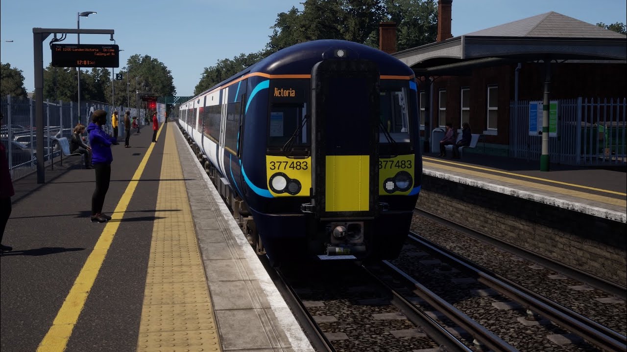Train sim world 4-Stepford connect-Reigate to London Victoria-Class 377/4 SN-PS5