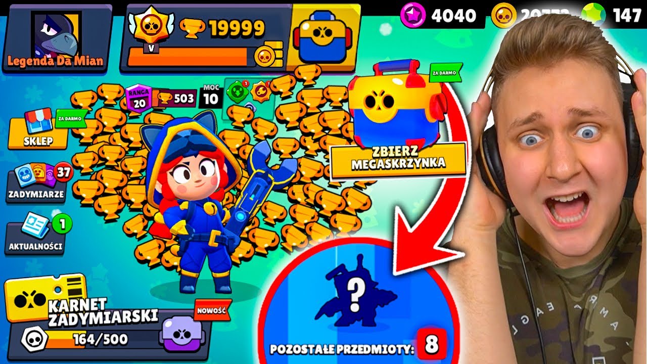 🏆 WBIJAM 20 000 PUCHARK&Oacute;W żeby DOSTAĆ MEGA BOX za DARMO i TRAFIĆ TO! *LEGENDA DA MIAN CHALLENGE*