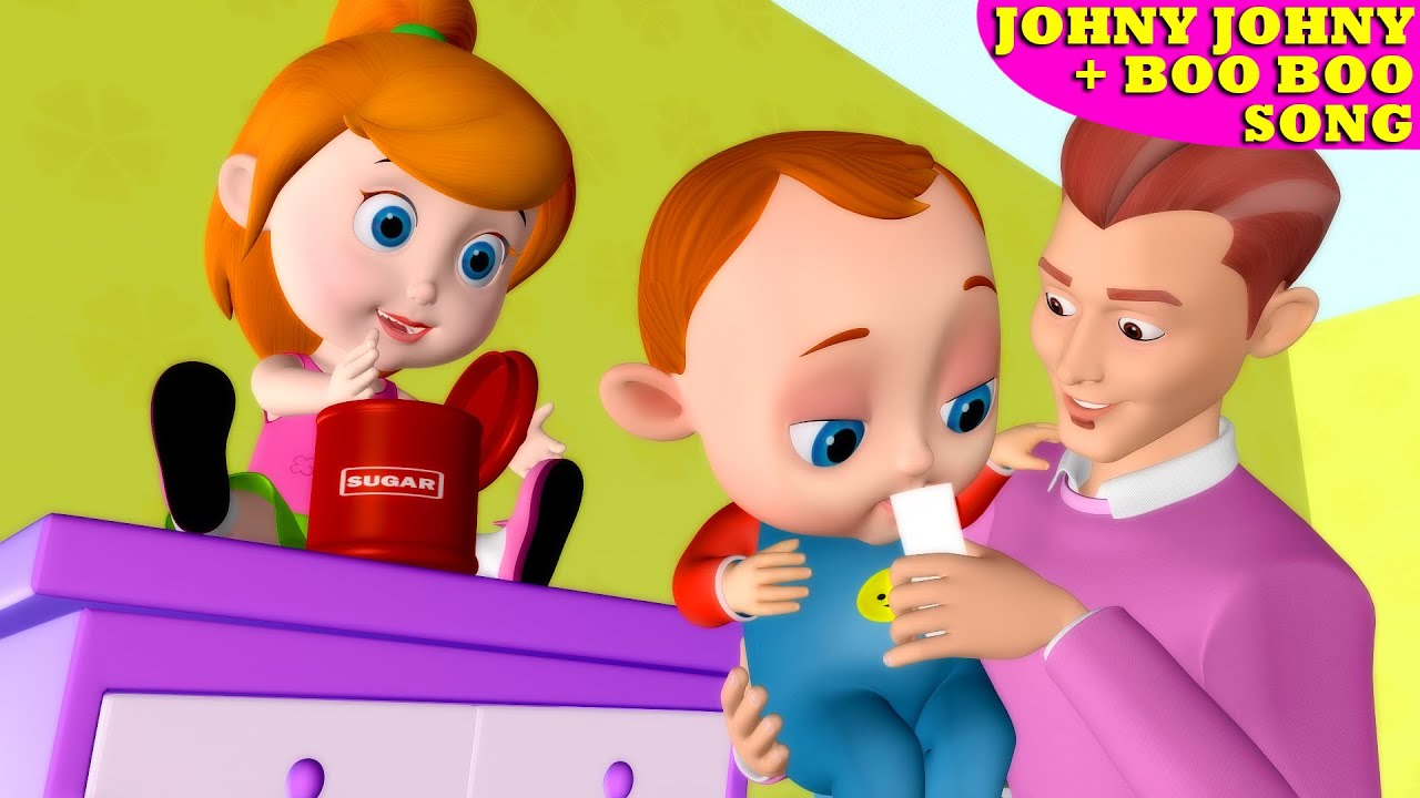 Johny Johny, Boo Boo Song, Wheels On The Bus + More Nursery Rhymes & Kids Songs | Emmie Baby Songs