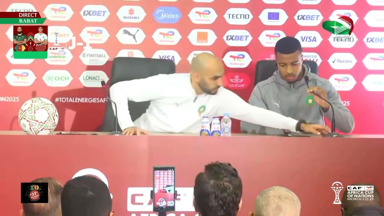 🚨 [LIVE] CAN 2025 : Conférence de presse avant match du Maroc