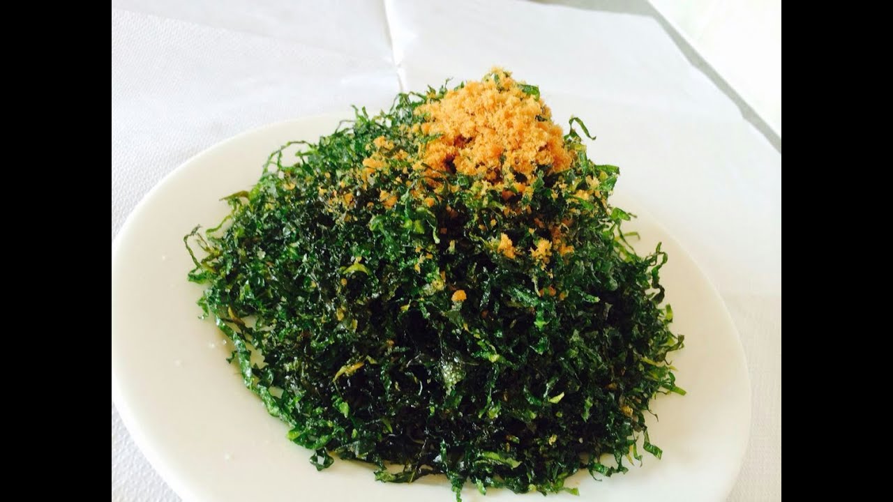 Deep fried seaweed 海草的做法