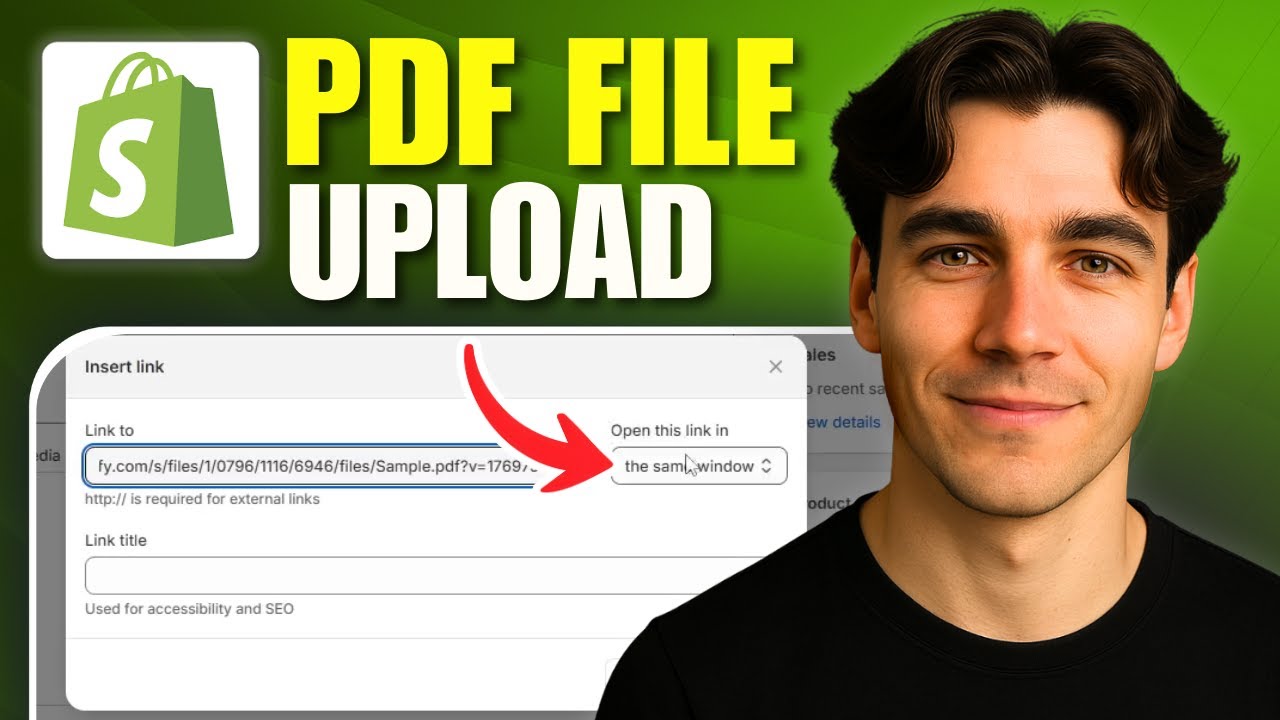 How To Upload A PDF File That Customers Can Download In Shopify (Tutorial 2026)