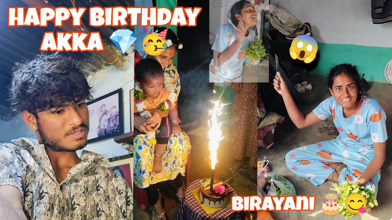 Birthday celebration 🎉 and party, 🥳 once again happy birthday akka 💎 newvlog #brothersister #family 