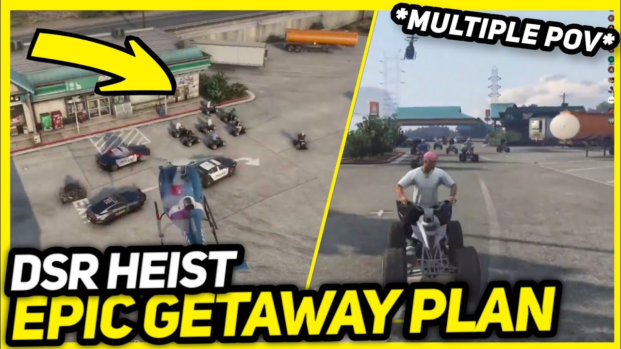 DSR Epic Heist ATV Getaway Plan (multiple POVs) #EXECUTIVERP