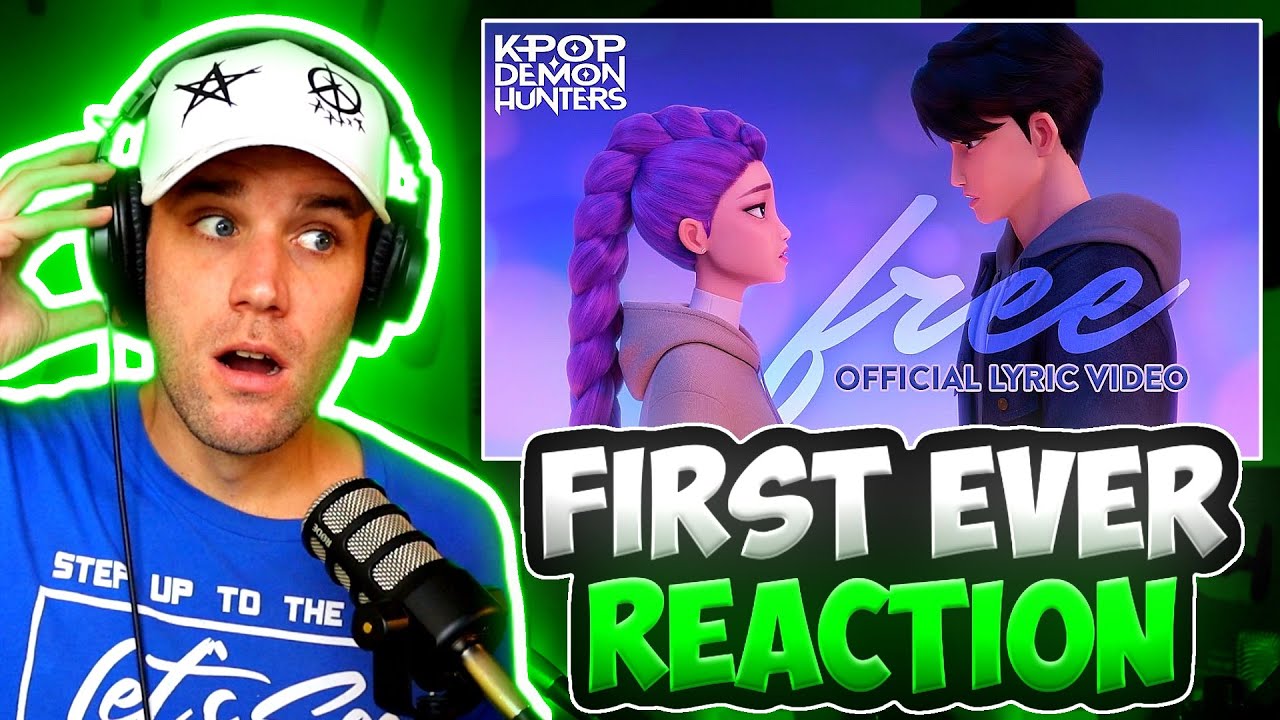 Rapper Reacts to KPop Demon Hunters FOR THE FIRST TIME!! | Free (FIRST REACTION)
