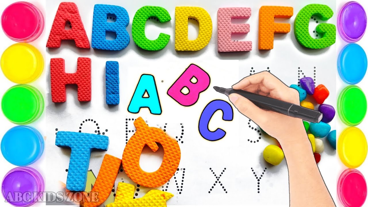 ABC Alphabet | Easy abcd | ABC Song for Kids | Learn A to Z Phonics & Dotted Writing ABCD #abcsong 