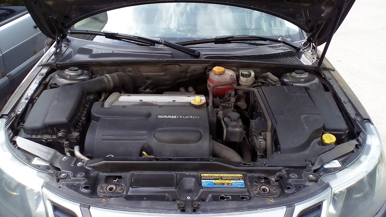 #6 SAAB 9-3: обзор моторного отсека, кратко о линейке двигателей