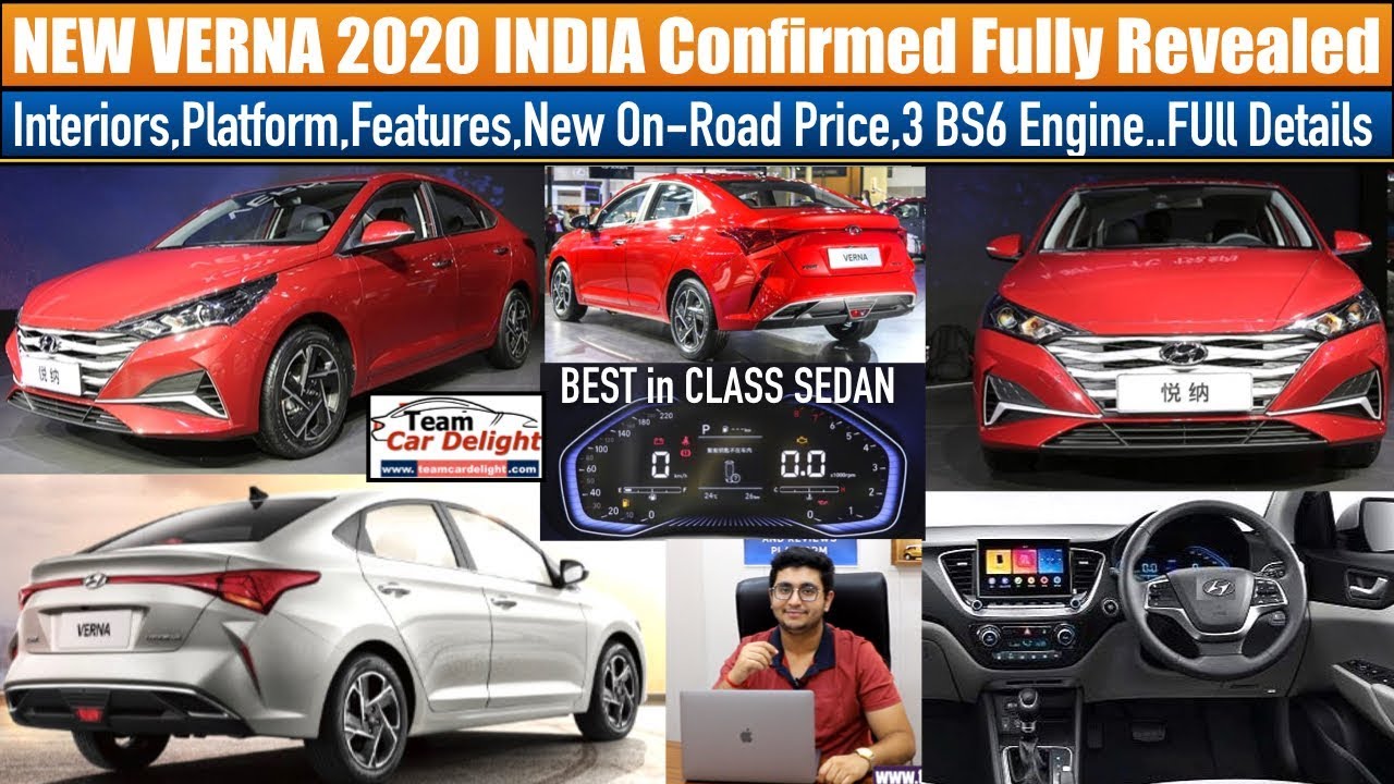 New Verna 2020 Fully Revealed - Launch Date,Price,Interior,Features | Verna 2020 India