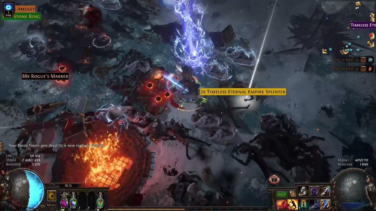 Lancing Steel CoC Spellblade Map Showcase, Arc, Crackling Lance