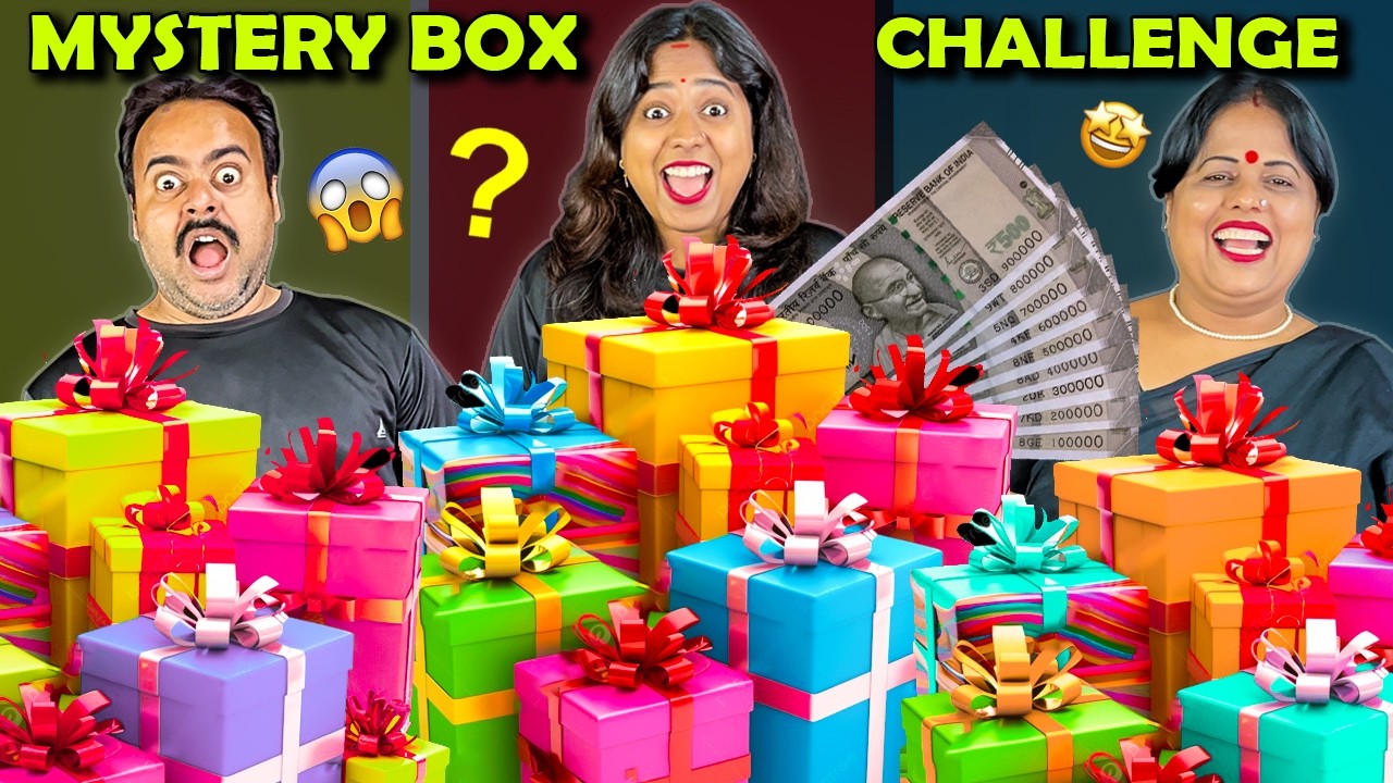 MYSTERY GIFT BOX CHALLENGE | CHOOSE THE RIGHT SURPRISE GIFT CHALLENGE VIRAL FUNNY VIDEO MUKBANG