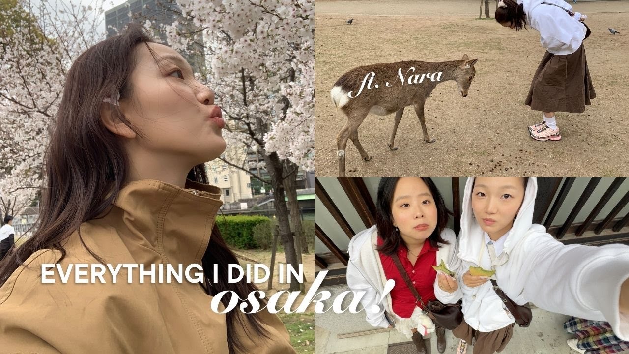 Spring in Osaka 🌸 Everything we ate & did (easy itinerary)