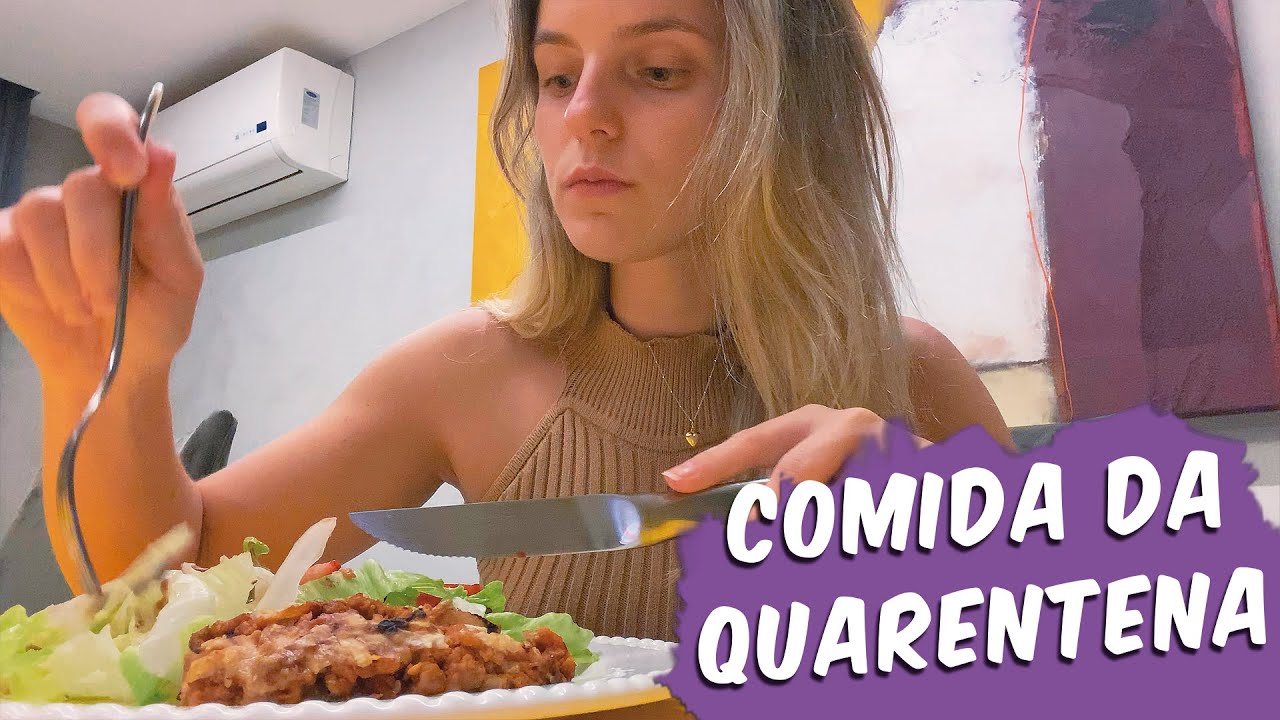 O QUE EU COMO E FAÇO UM DIA INTEIRO NA QUARENTENA