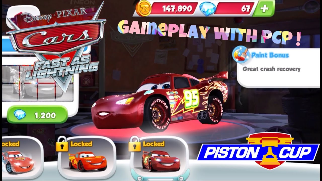 Unlocking Lightning McQueen's Track In Cars: Fast As Lightning — Gameplay With PCP