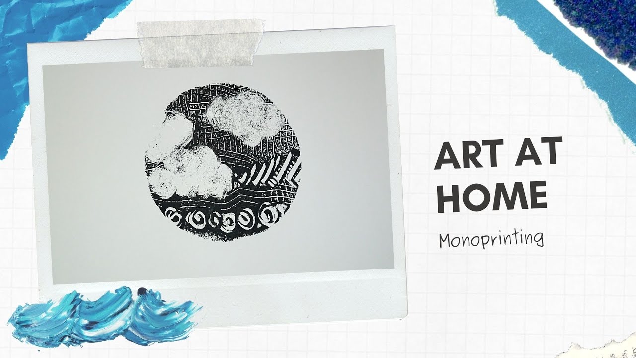 Art at home - Create a Monoprint with Meg