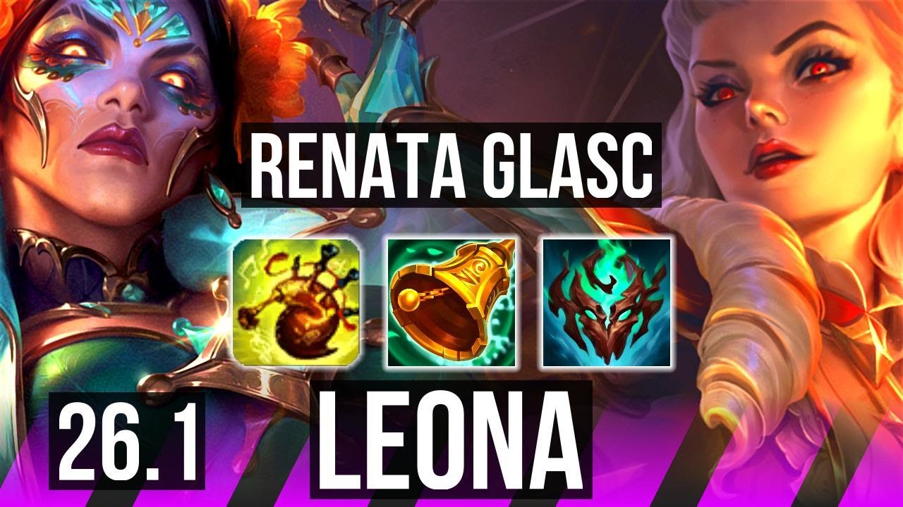 RENATA GLASC & Kog'Maw vs LEONA & Xayah (SUP) | Electrocute, 20K damage | EUW Master | 26.1
