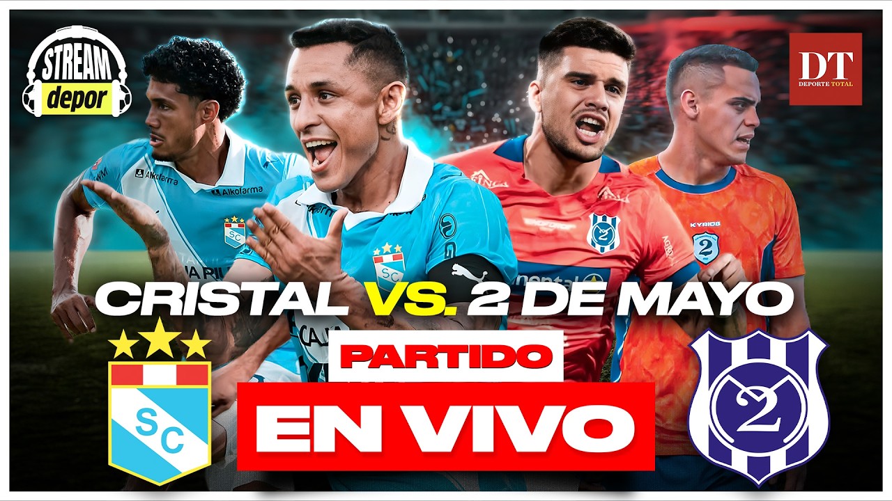 SPORTING CRISTAL vs 2 DE MAYO EN VIVO | FASE 2 COPA LIBERTADORES 2026 | El Comercio