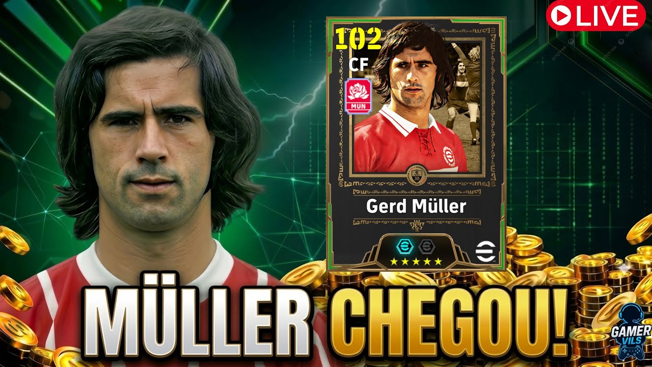 🔴eFootball™ 2026 - Gerd MüLLER Novo Reforço do time!