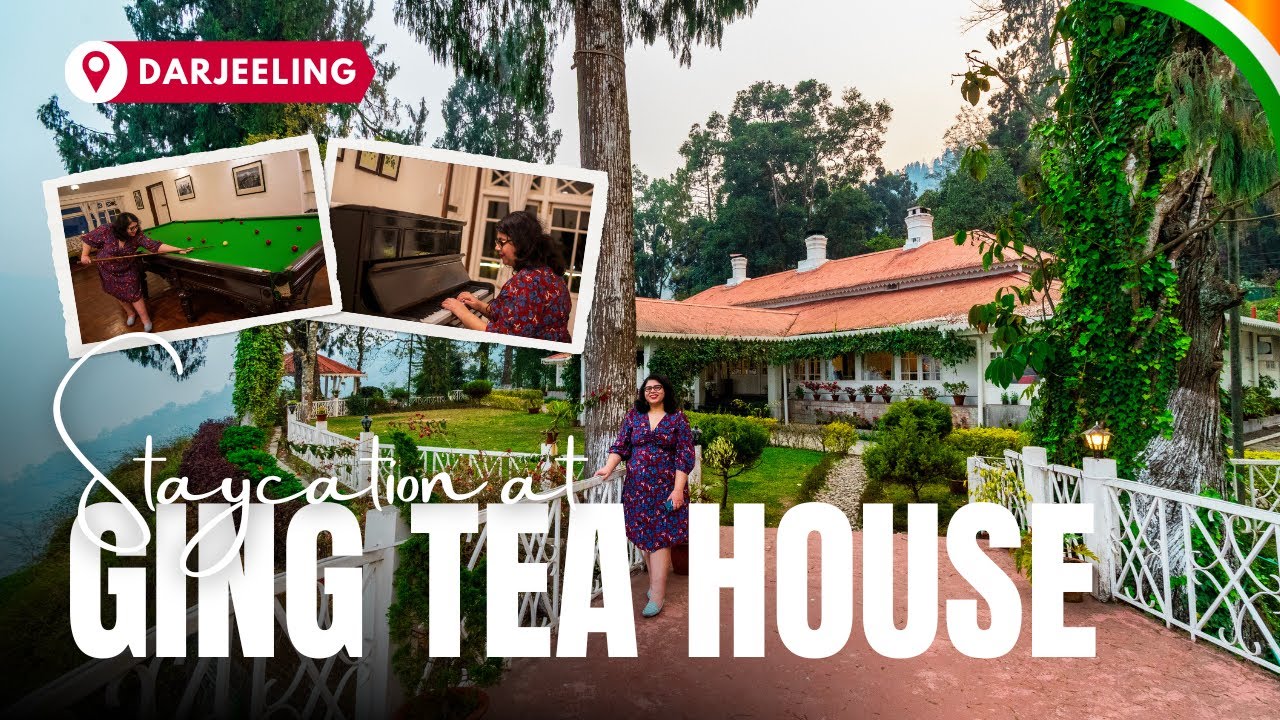 🇮🇳 Ging Tea House - Property Tour | Darjeeling Tea with a view of the Tea Estate | Dinner