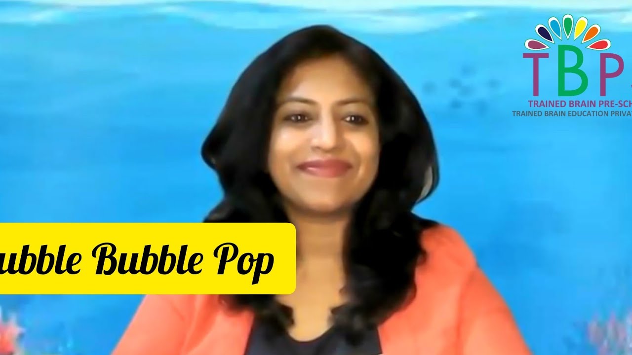 Bubble Bubble Bubble Pop | Sing along | Montessori Teacher Training | IMTTI | Divya Madhukar