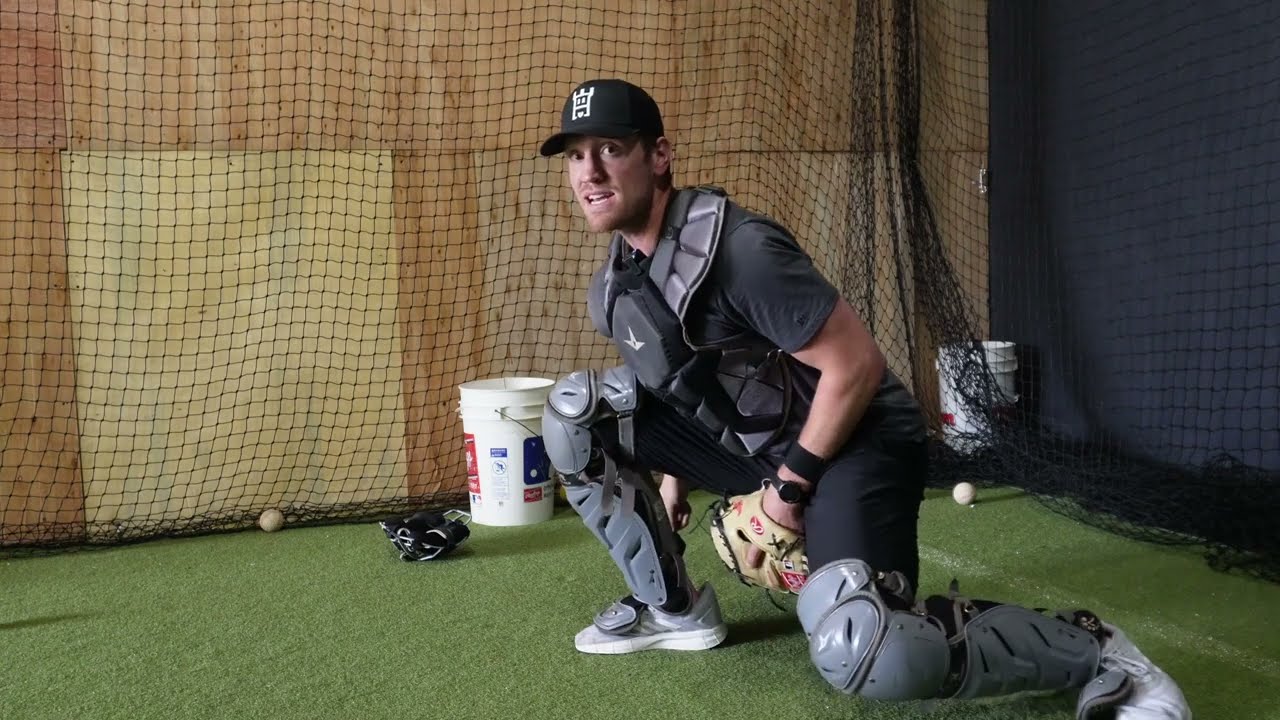 Left Knee Down Blocking | MLB Catcher Breakdown