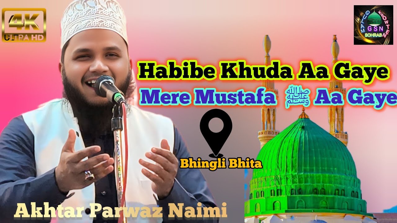 Habibe Khuda Aa Gaye Mere Mustafaﷺ Aa Gaye❤(Akhtar Parwaz Naimi) Bhingli Bhita Pothia kishanganj 