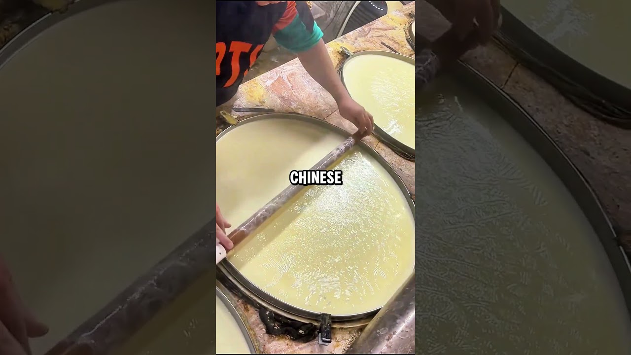 Traditional Tofu Skin Crafting 🍜✨