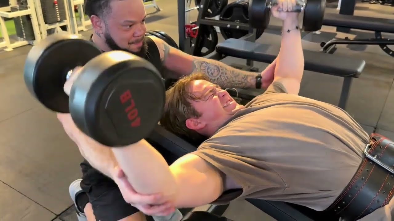 Q & Ben chest workout Saturday Jan 24th /2026