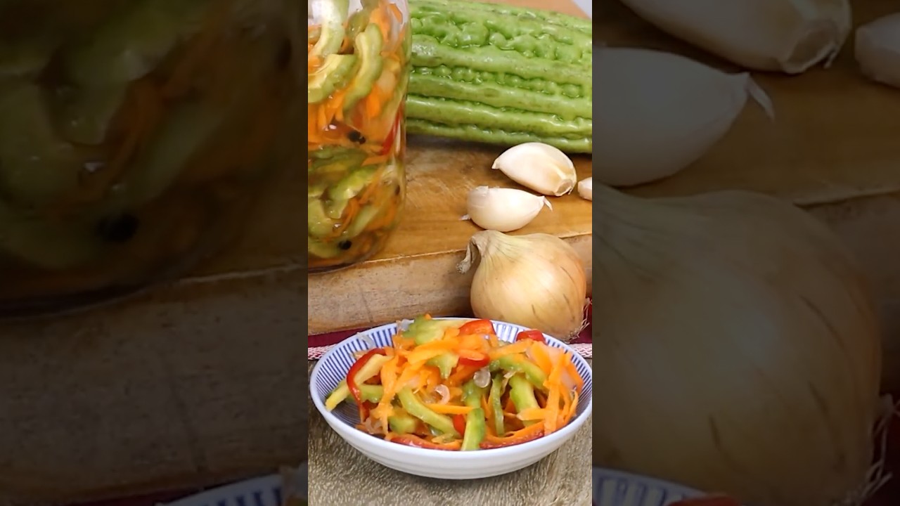 Atchara ampalaya #filipinofood
