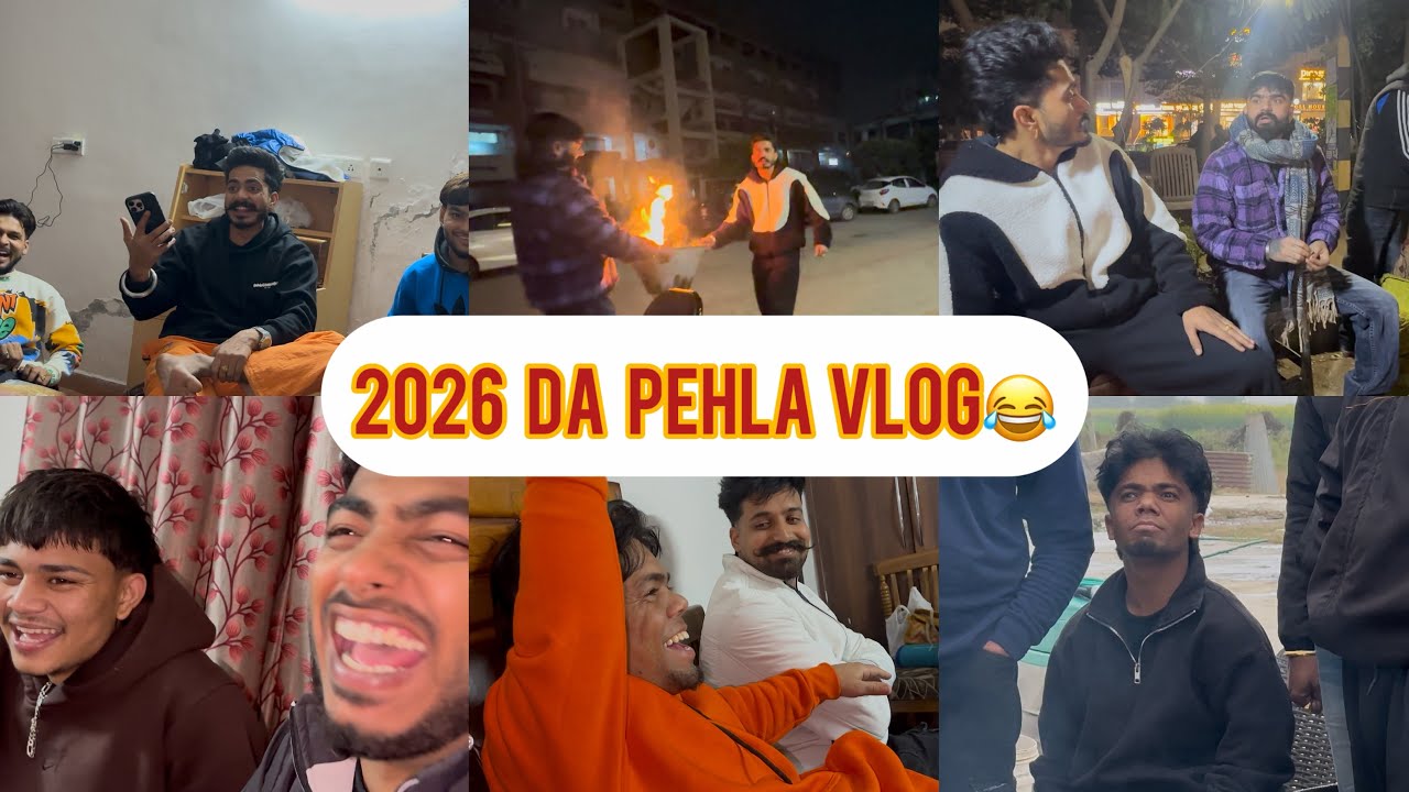 2026 Da Pehla Vlog😂Mubaraka Sarea Nu Nawe SaaL Dia❤️Ajj Tan Ronka Lag Gayia😆🙌