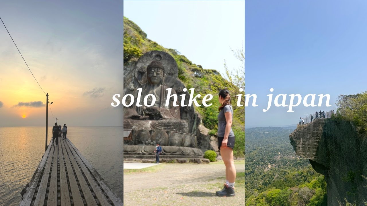 nature day trip in japan 🌿 | mt nokogiri, haraoka pier, beach, solo hike