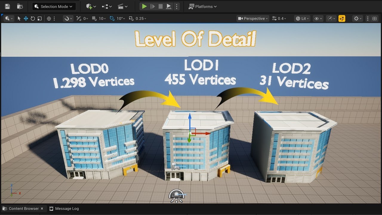 Освоение LOD в Unreal Engine 5.6 | Повышение производительности без потери качества