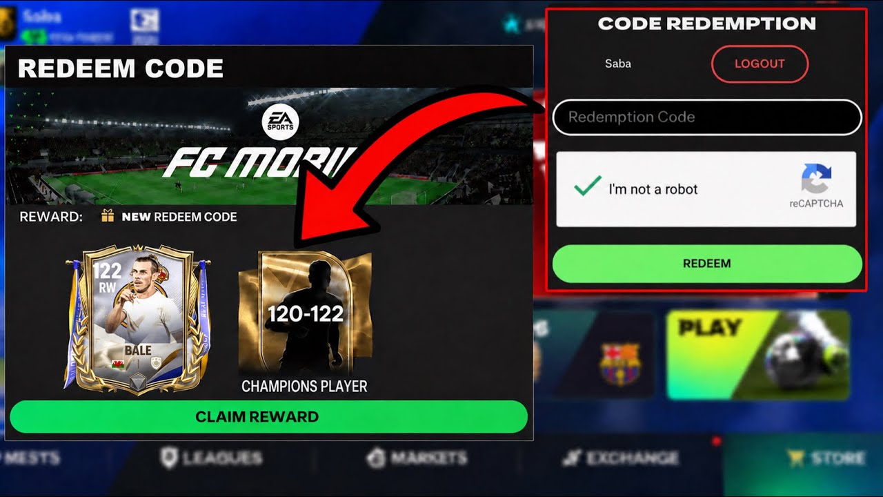 НОВЫЙ ПРОМОКОД В FC MOBILE!!! БЕСПЛАТНЫЕ ИГРОКИ CHAMPIONS С РЕЙТИНГОМ 120-122 В FC MOBILE!