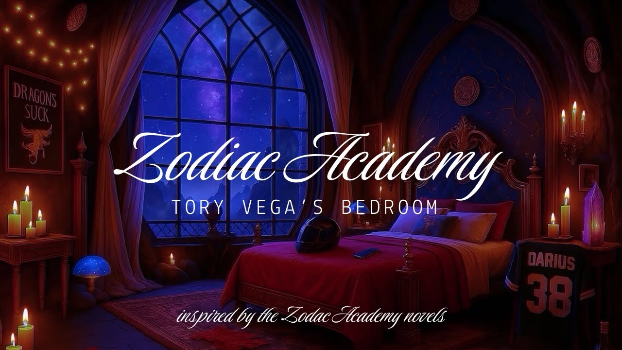 Tory Vega&rsquo;s Bedroom | Zodiac Academy-Inspired Ambience & Rebellious Fire Magic Soundscape