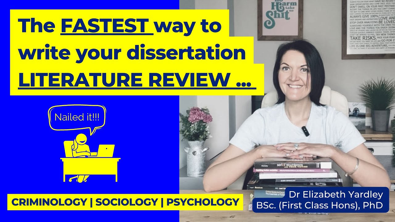 How to write a literature review for your dissertation - five step process