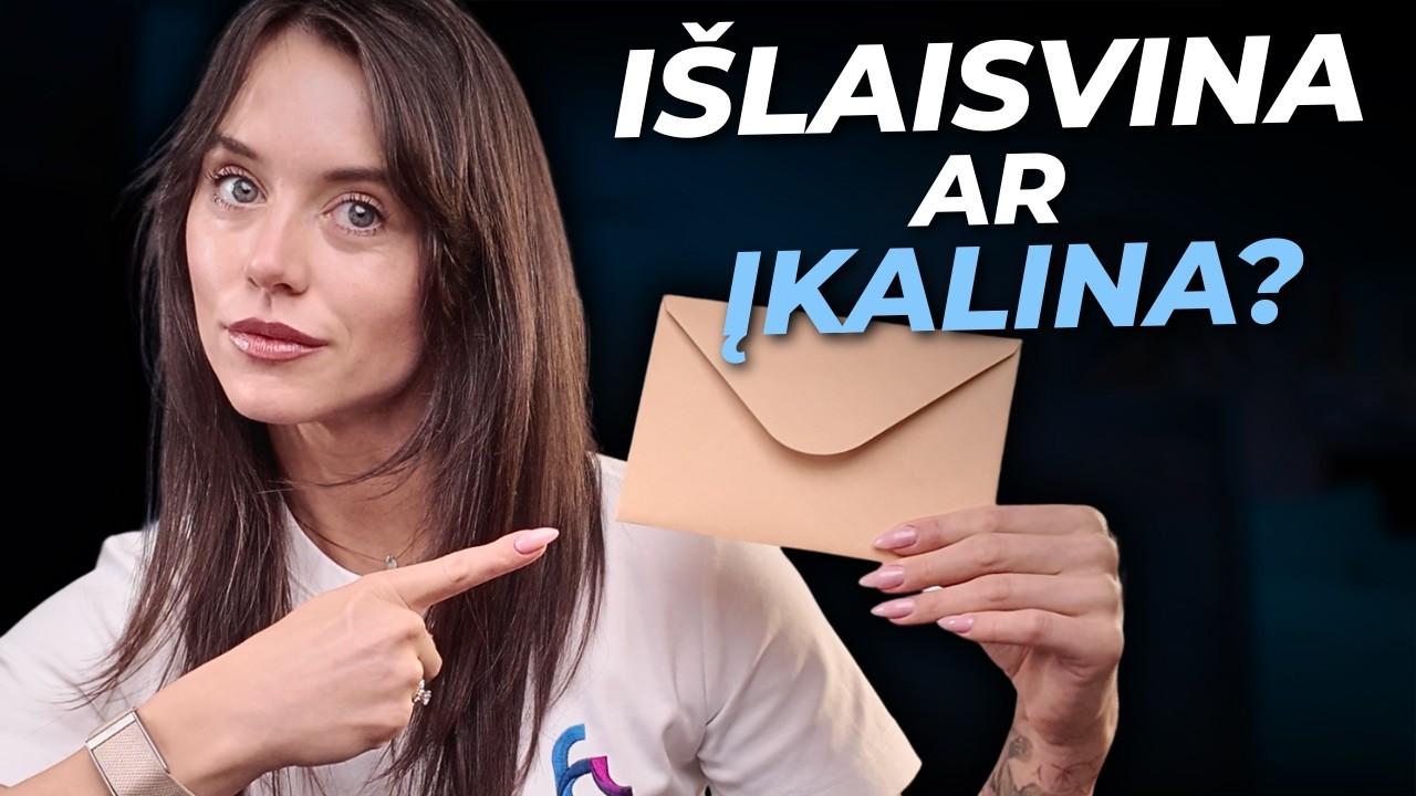 Pinigai - pirkti daiktams ar laisvei?