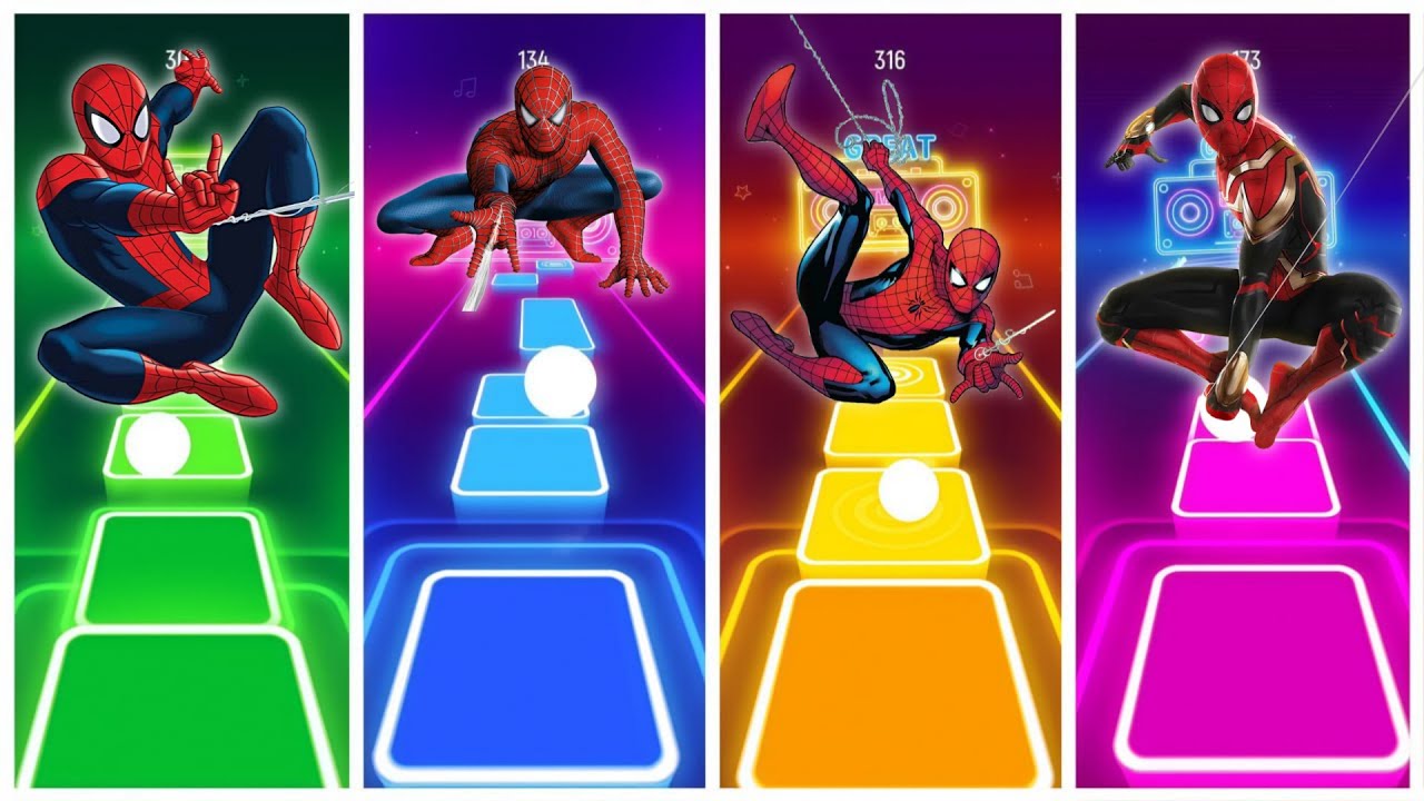 Spider-Man vs Rhythm Tiles – Can He Survive
