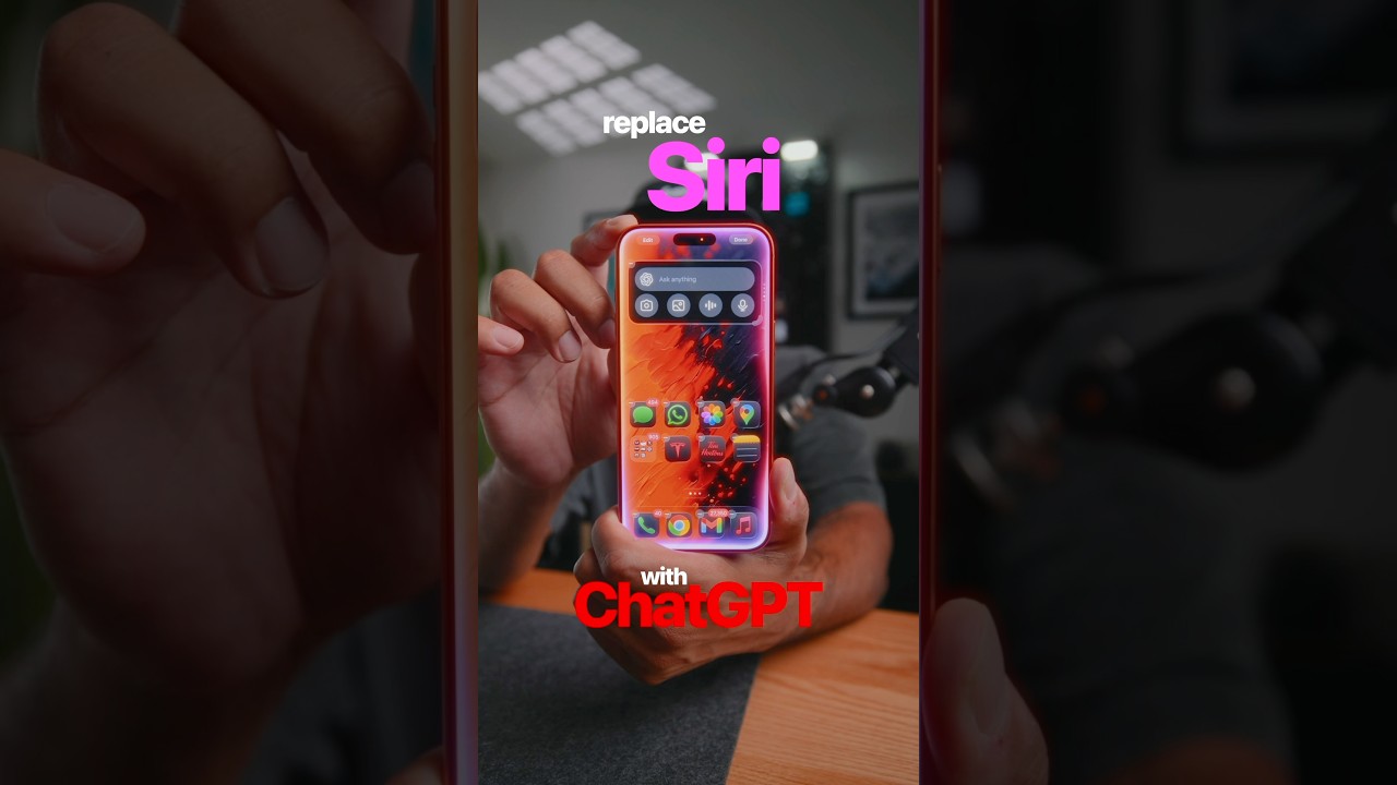 Как ЗАМЕНИТЬ Siri на ChatGPT