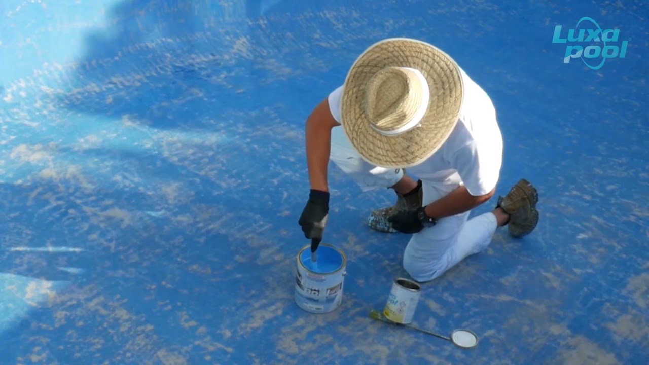 Как покрасить бассейн эпоксидной краской для бассейнов LUXAPOOL - Покраска бассейна