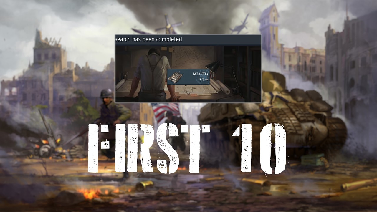 War Thunder First 10: M24 TL (Twitch Drop)