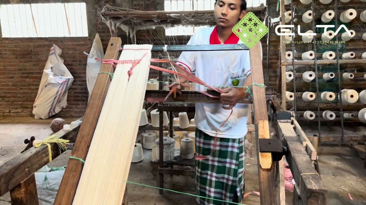 PART 1 PROSES PERTAMA PEMBUATAN KAIN TENUN IKAT BLANGKET