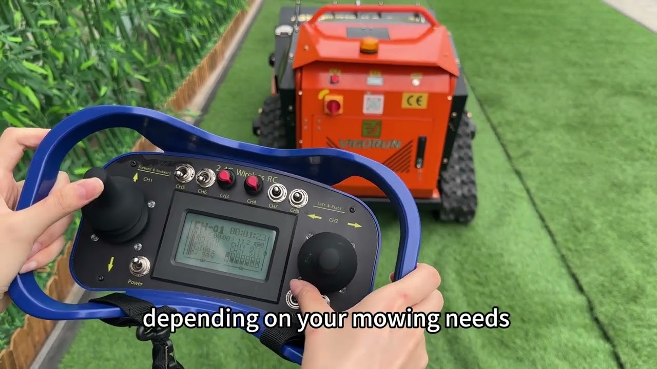 Operation Manual Of Remote Control Flail Mower (MTSK1000 With Flail Mower)