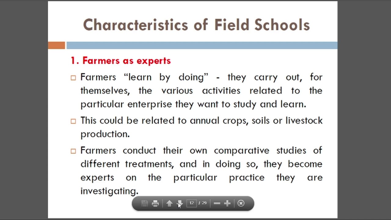Farmer Field Schools