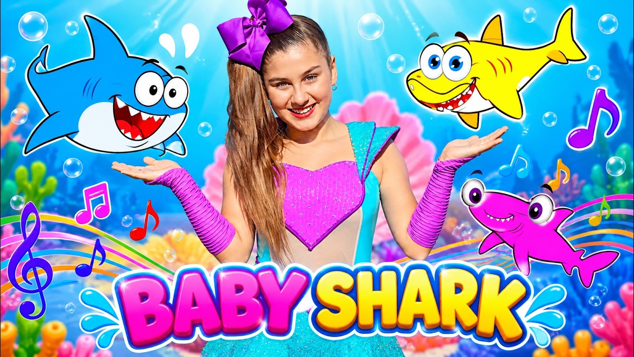 Baby Shark Dance Music | Sing and Dance | Animal Songs | Nursery Rhymes and Kids Songs | Mileninha