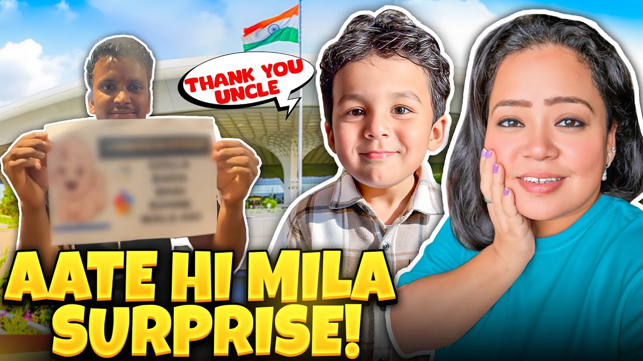 Airport Pe Mila Pyara Surprise 😲 | Bharti Singh | Harssh Limbachiyaa | Golla