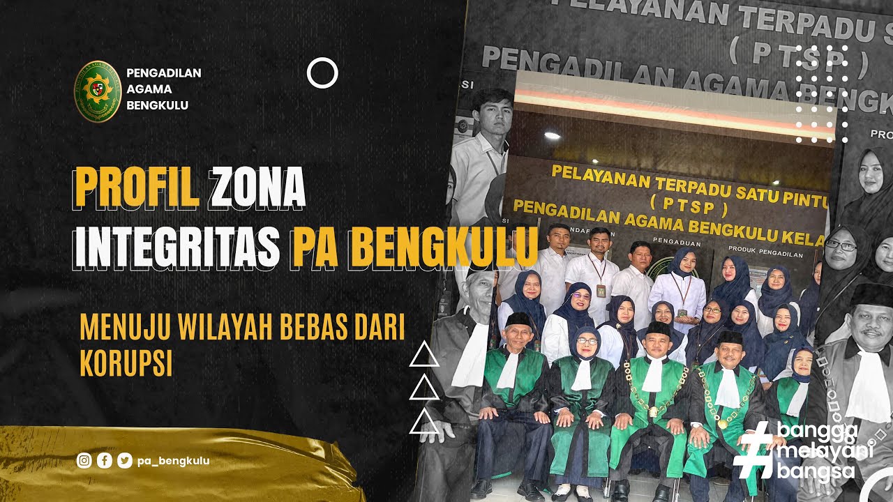 Profil Zona Integritas Pengadilan Agama Bengkulu 2023