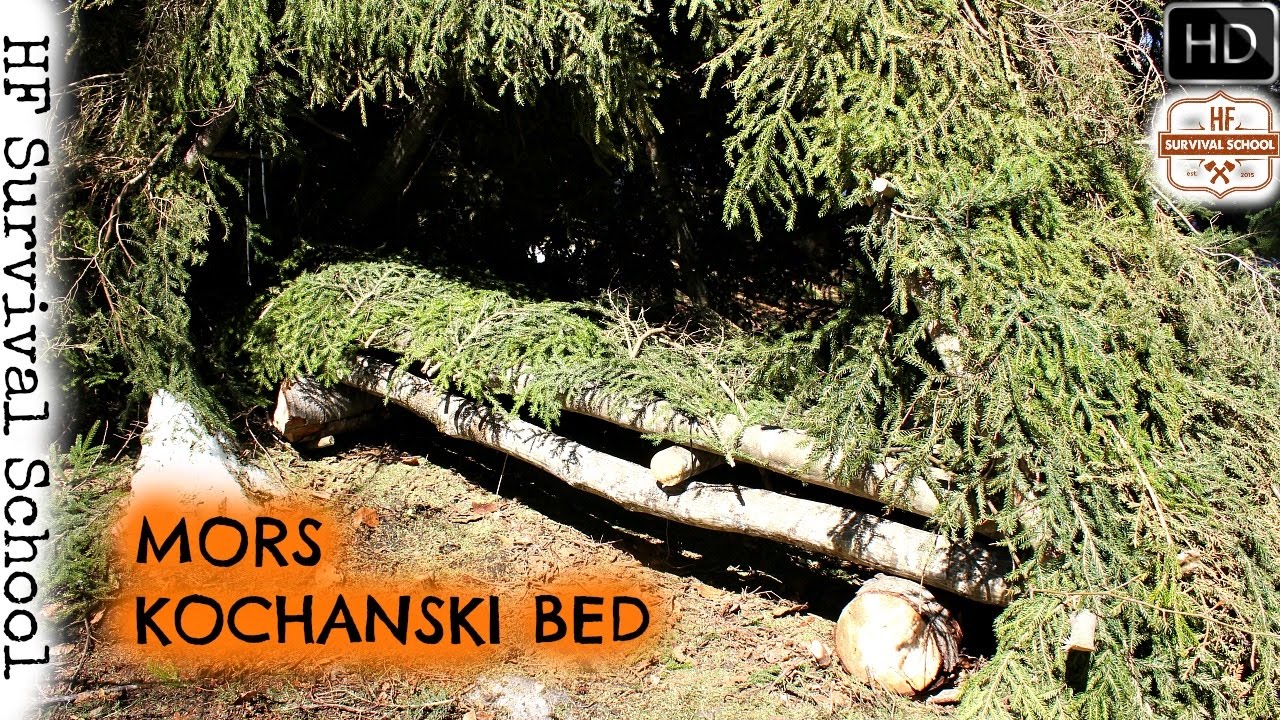 Building A Bushcraft Basecamp - Part 2 - Mors Kochanski Bed