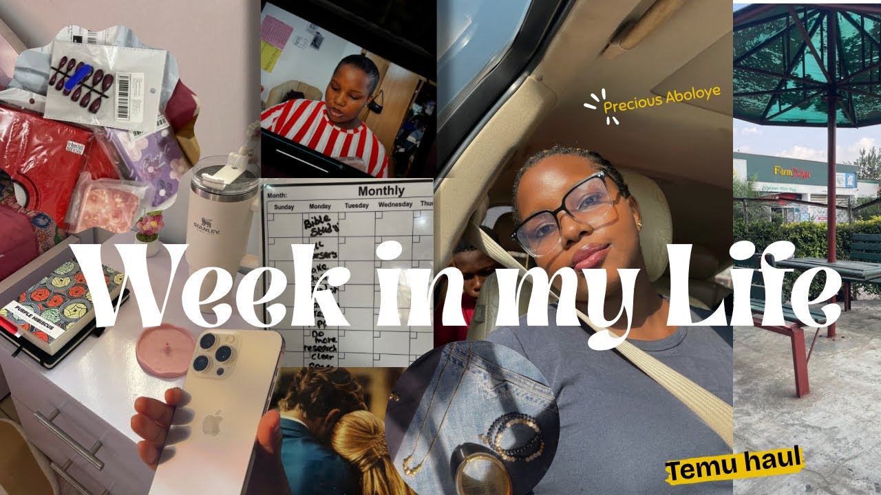 A Week in my life | Productive days + school prep, Temu haul & a new phone