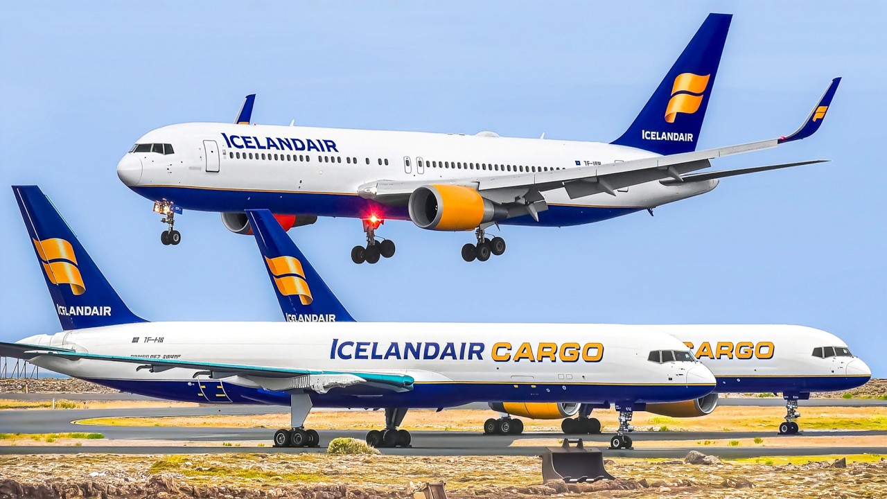 ✈️🇮🇸 50 CLOSE UP TAKEOFFS & LANDINGS at Reykjavik Keflavik Airport Plane Spotting [KEF/BIKF]