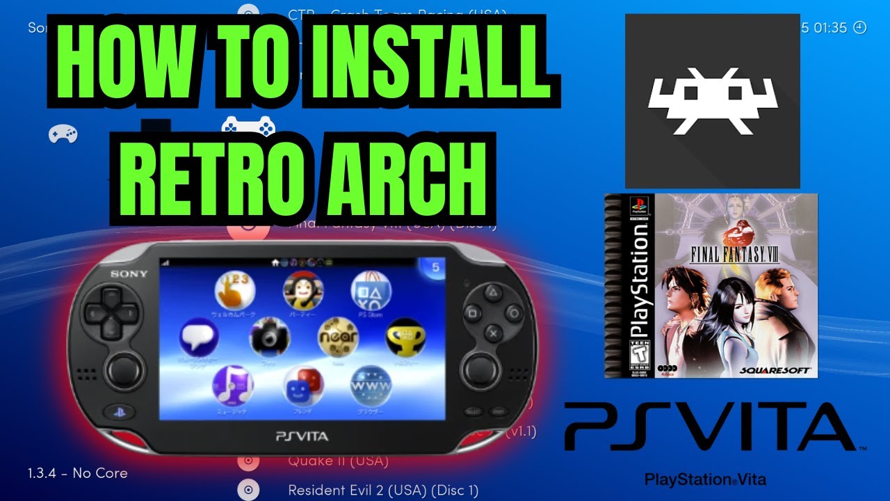 Руководство по установке PS VITA RetroArch